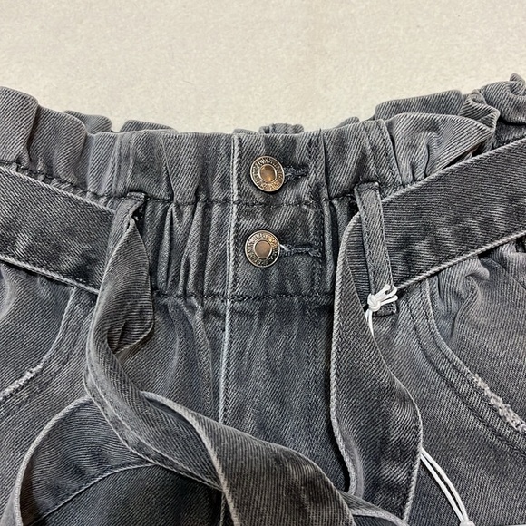 Vervet‎ High Rise Denim Jean Shorts Womens Size XS Black NWT - Picture 3 of 9
